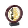 Trophée Bois & Métal Auto-Moto - H : 22cm – Réf : JX01