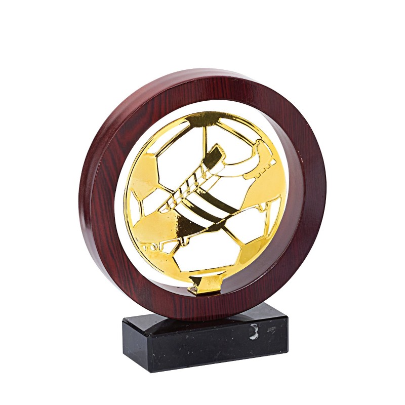 Trophée Bois & Métal Course à pied - H : 22cm – Réf : JX02