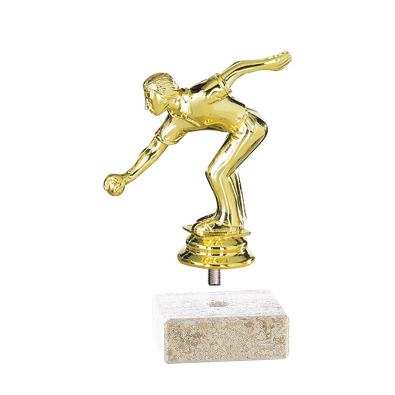 Trophée Personnalisé -  Figurines disponibles pour tous les sports - H : 15cm – Réf : MD