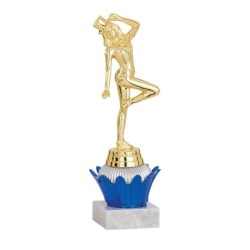 Trophée Personnalisé -  Figurines disponibles pour tous les sports - H : 21cm – Réf : 139-02