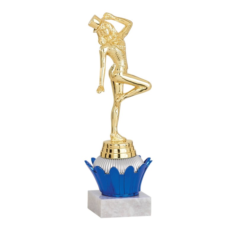 Trophée Personnalisé -  Figurines disponibles pour tous les sports - H : 21cm – Réf : 139-02