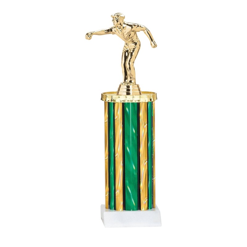 Trophée Personnalisé -  Figurines disponibles pour tous les sports - H : 32cm – Réf : 140-41