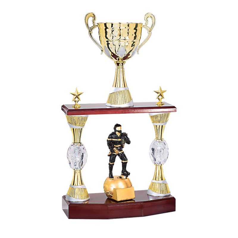 Trophée Personnalisé -  Figurines disponibles pour tous les sports - H : 43cm – Réf : 147-51
