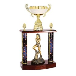 Trophée Personnalisé -  Figurines disponibles pour tous les sports - H : 51cm – Réf : 148-94