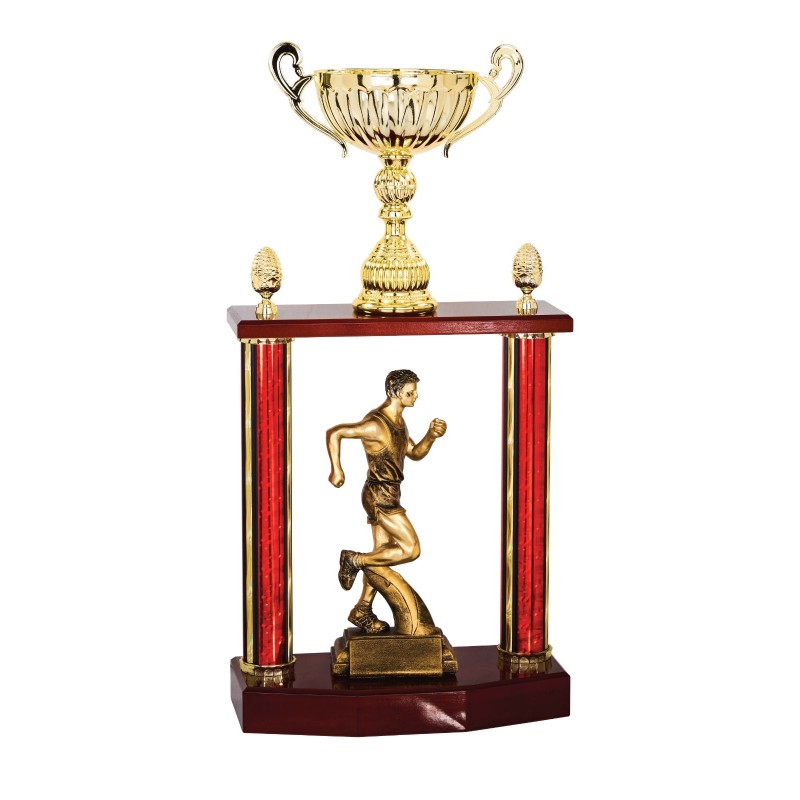 Trophée Personnalisé -  Figurines disponibles pour tous les sports - H : 55cm – Réf : 148-99
