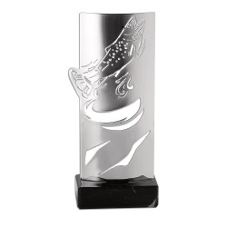 Trophée découpe Laser Pêche en Métal - H30 cm – Réf : KX-09