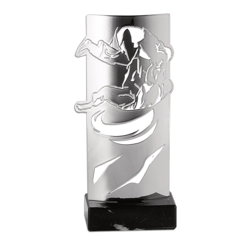 Trophée découpe Laser Judo en Métal - H30 cm – Réf : KX-08