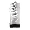 Trophée découpe Laser Karting en Métal - H30 cm – Réf : KX-01