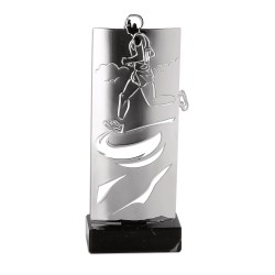 Trophée découpe Laser Course à pied en Métal - H30 cm – Réf : KX-03
