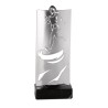 Trophée découpe Laser Course à pied en Métal - H30 cm – Réf : KX-04
