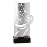 Trophée découpe Laser Cyclisme en Métal - H30 cm – Réf : KX-05