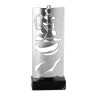 Trophée découpe Laser Échecs en Métal - H30 cm – Réf : KX-06