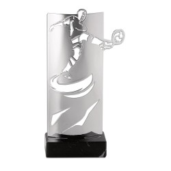 Trophée découpe Laser Football en Métal - H30 cm – Réf : KX-07