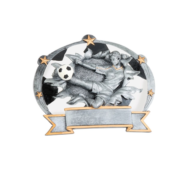 Trophée économique Football en Résine  - H21cm X 17cm – Réf : 91-31