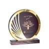 Trophée BOIS & Bois marquage couleur 153-01 - Logo personnalisé