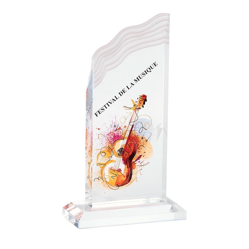 Trophée Plexiglas Marquage couleur 159-31 - Logo personnalisé