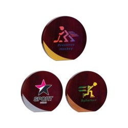 Trophée Bois  151-21- Personnalisé Logo de sport couleur