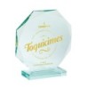 Trophée Verre Marquage couleur 156-21 - Logo personnalisé