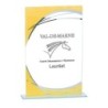 Trophée Verre Économique 163-41 - Logo personnalisé