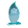Trophée Verre Gravure Laser 166-61 - Logo personnalisé