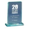 Trophée Verre Gravure Laser 169-21 - Logo personnalisé