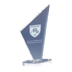 Trophée Plexiglas Gravure Laser 174-61 - Logo personnalisé