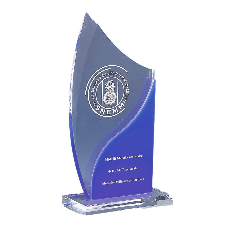 Trophée Plexiglas Gravure Laser 176-11 - Logo personnalisé