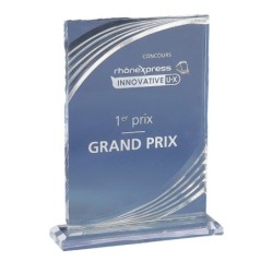 Trophée Plexiglas Gravure Laser 180-31 - Logo personnalisé