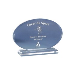Trophée Plexiglas Gravure Laser 180-01 - Logo personnalisé