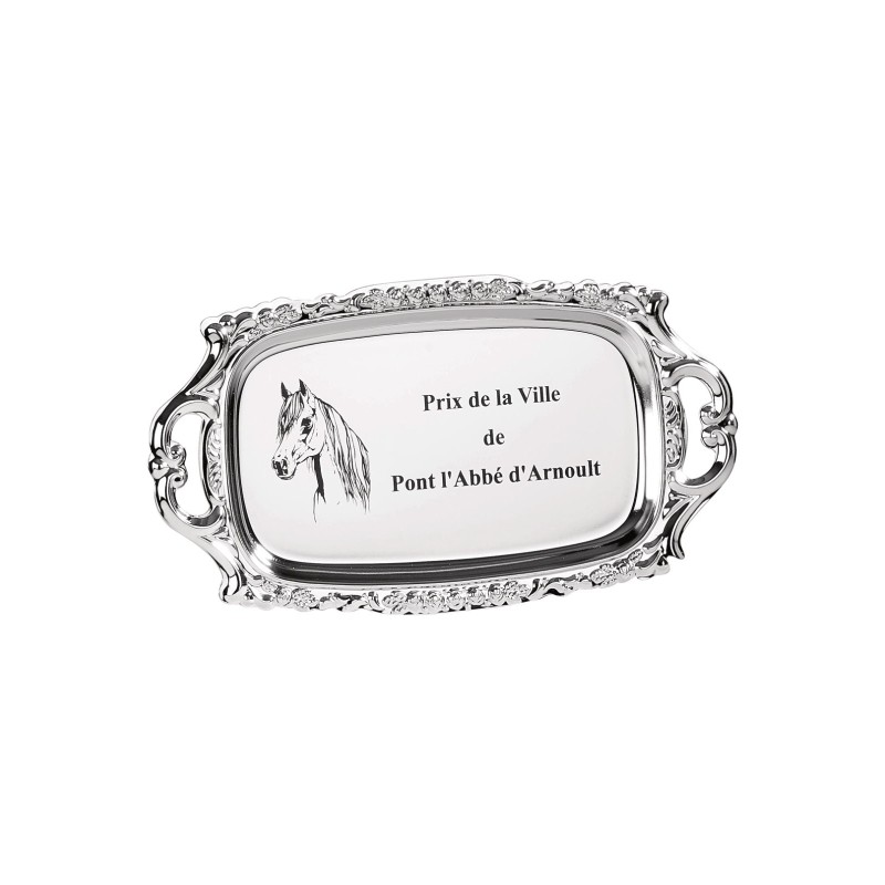 Plateau Métal Personnalisable : 182-06CLI - Achat/Ventecm de coupes-trophées