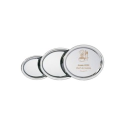 Plateau Métal Personnalisable : 183-01CLI - Logo personnalisé