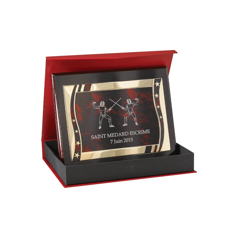 Plaque Honorifique Personnalisable : 189-51CLI - Logo personnalisé