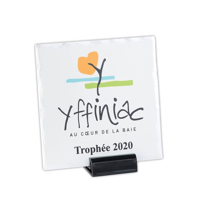 Trophée Verre Marquage couleur 154-31 - Logo personnalisé