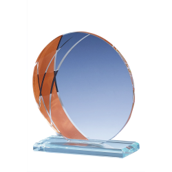Trophée Verre Économique 161-11 - Logo personnalisé