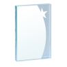 Trophée Verre Marquage couleur 154-12 - Logo personnalisé
