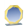 Trophée Verre Économique 160-41 - Logo personnalisé