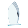 Trophée Verre Économique 162-22 - Logo personnalisé