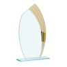 Trophée Verre Économique 162-23 - Logo personnalisé