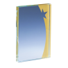 Trophée Verre Gravure Laser 168-33 - Logo personnalisé
