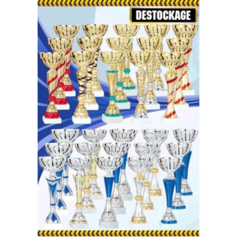 Lot de 30 coupes (30 cm) - Clubs de sport