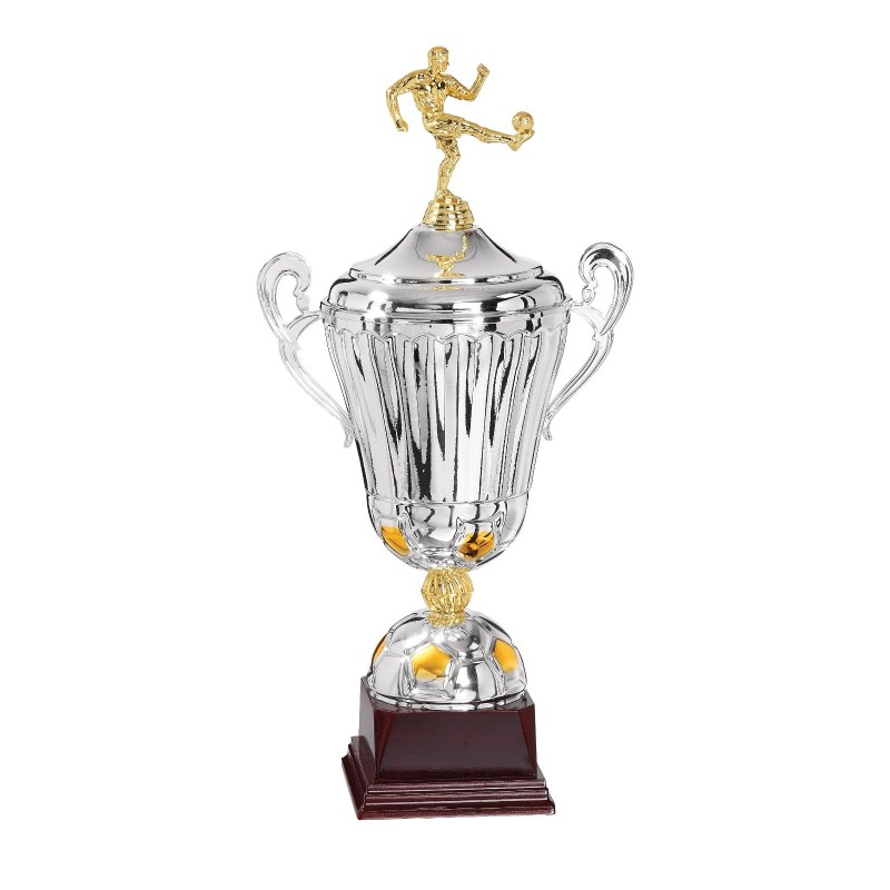 Trophée économique Football en Métal  - H54cm – Réf : 88-41