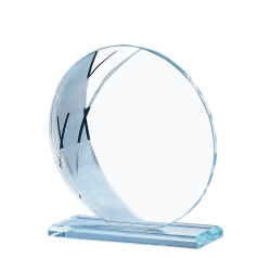 Trophée Personnalisé en verre - H : 17cm – Réf : 124-01