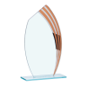 Trophée Verre Économique 162-21 - Logo personnalisé
