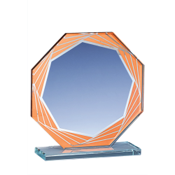 Trophée Verre Économique 160-41 - Logo personnalisé