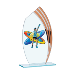 Trophée Personnalisé - Grand choix de disciplines - H : 18cm – Réf : 124-41