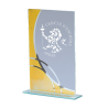 Trophée Verre Économique 162-33 - Logo personnalisé