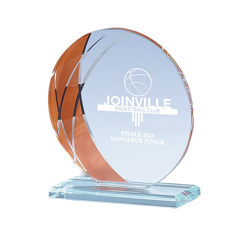 Trophée Verre Économique 161-11 - Logo personnalisé