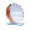 Trophée Verre Économique 161-11 - Logo personnalisé