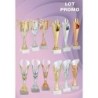 Lot de 12 coupes (28 cm) - Clubs de sport