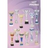 Lot de 12 coupes (35 cm) - Clubs de sport